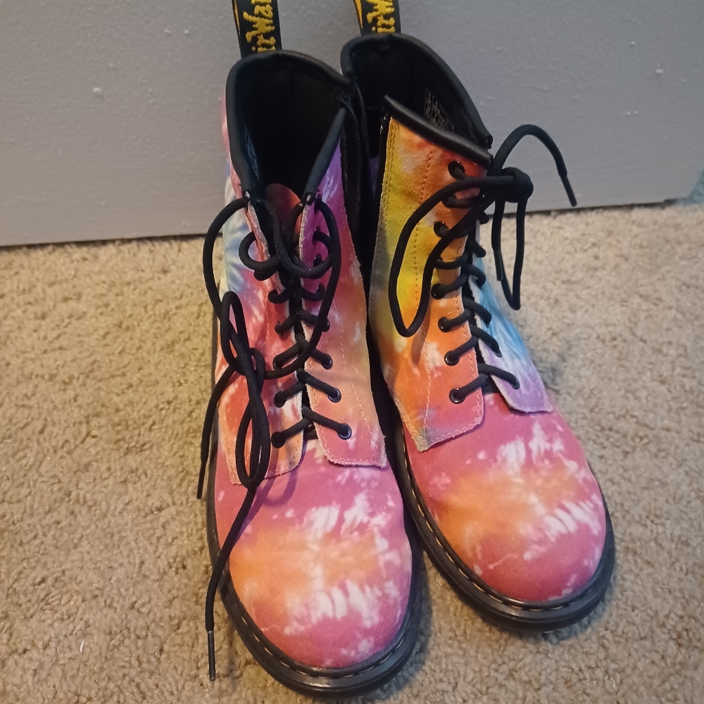 Limited Edition Tie Dyed Dr. Martens Boots